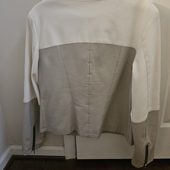 INC Faux Leather Jacket, large - Picture 5 of 16